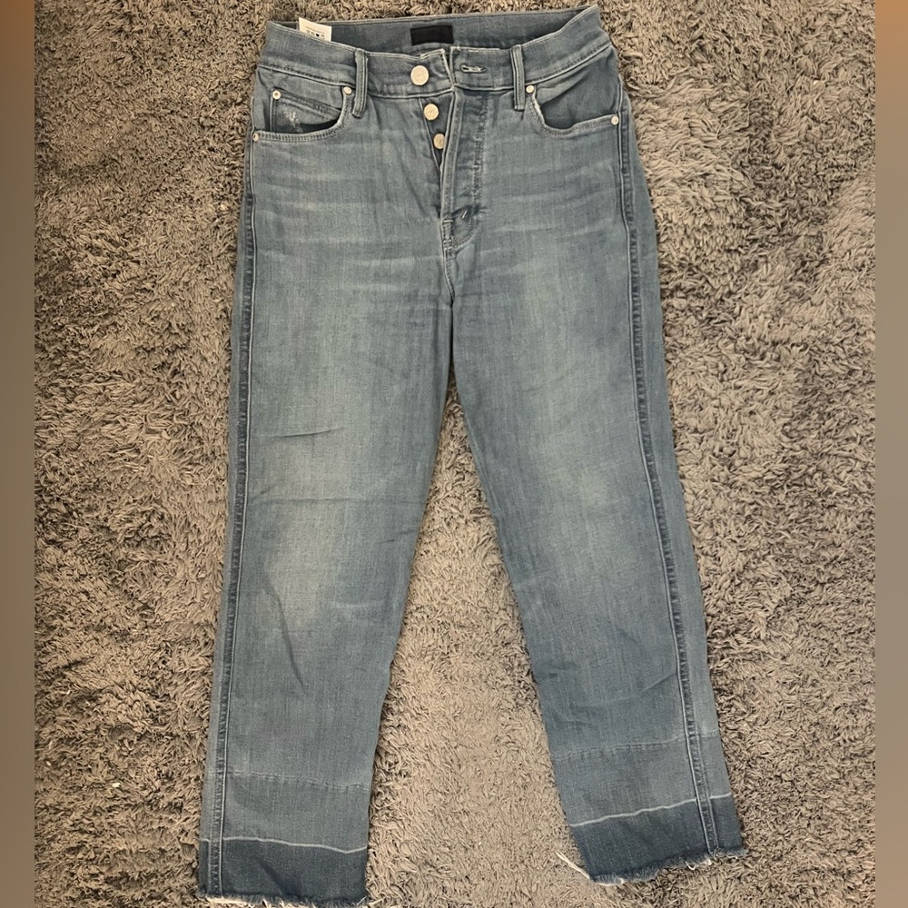 MOTHER cropped jeans